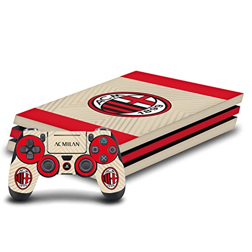 Autocollant AC Milan PS4 Pro skin vinyle pour console et manette