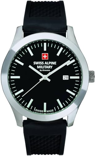 Preisvergleich Produktbild Swiss Alpine Military by Grovana Herren Armbanduhr schwarz 7055-1837SAM