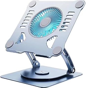 Daytona 804D 360 Degree Rotatable Aluminum Foldable Laptop Macbook Stand (Dark Grey)