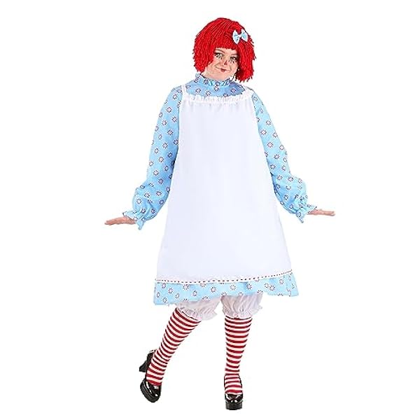 Exclusive Plus Size Raggedy Ann Fancy Dress Costume 5X