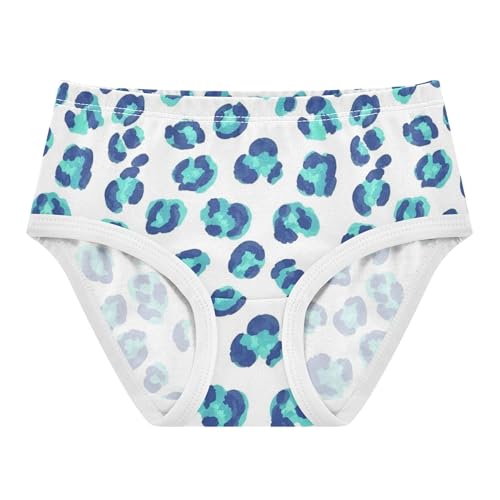 Toddlers Underwear Floral 2t Cotton Cute Panties Girl Animal Underpants Briefs Blue Green Leopard Spots White