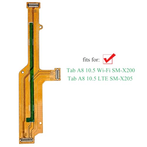 Cable flex de placa base para Samsung Galaxy Tab A8 10.5 SM-X205 2021 amarillo 2