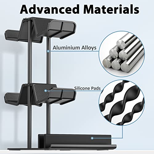 Oivo Controller Organizer For Desk, Display Controller Stand For Ps5/ Ps4/ Xbox Series/One X/S/Nintendo Switch Controller & Headset Stand, Controller Desk Mount & Storage For 4 Packs Game Controller #TOP4