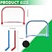 LiuLiXia Mini Tabletop Hockey Game Set - Indoor Desktop Play Fun Toy，Desk Tabletop Novelty Party Game for Adults Family Board Games（2 Goal Nets + 2 Sticks +2 Ice Hockey）