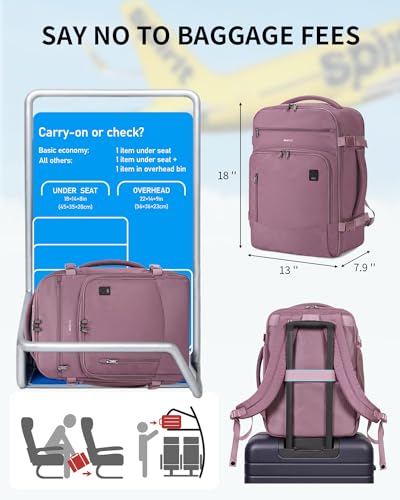 Image of ECOHUB Travel Backpack Airline Approved Under Seat Personal Item Bag