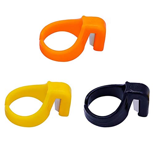 iSuperb 6 pcs Sewing Thread Cutter Ring Line Finger Cutting Tool for Yarn, Fishing Line