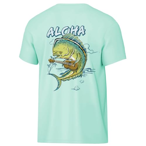 Image of Palmyth Boys Fishing Shirt Short Sleeve UPF 50+ Youth Performance T-Shirt