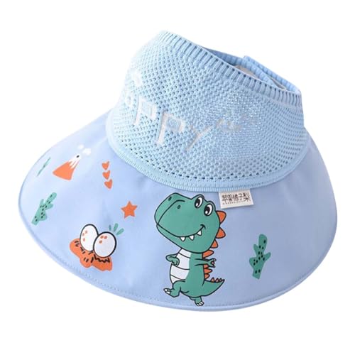 ACMEDE Unisex Bambino Fisher Cappello: Cappello Estivo Vuoto All'aperto Cappello da Sole dei Bambini del Fumetto con Corda Frangivento Viaggio Decorativo