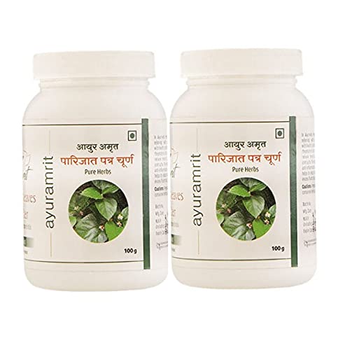 Ayur Amrit Harshringar/Parijat Leaves/Night Jasmine Leaves Powder | Pure Herbs Ayurvedic Powder (Pack of 2) (B093CBTCL6) Amazon Price History, Amazon Price Tracker