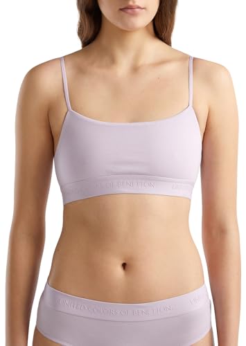 United Colors of Benetton Damen Brassiere 3OP81R00Q Funktionsunterwäsche, Malva 26G, M