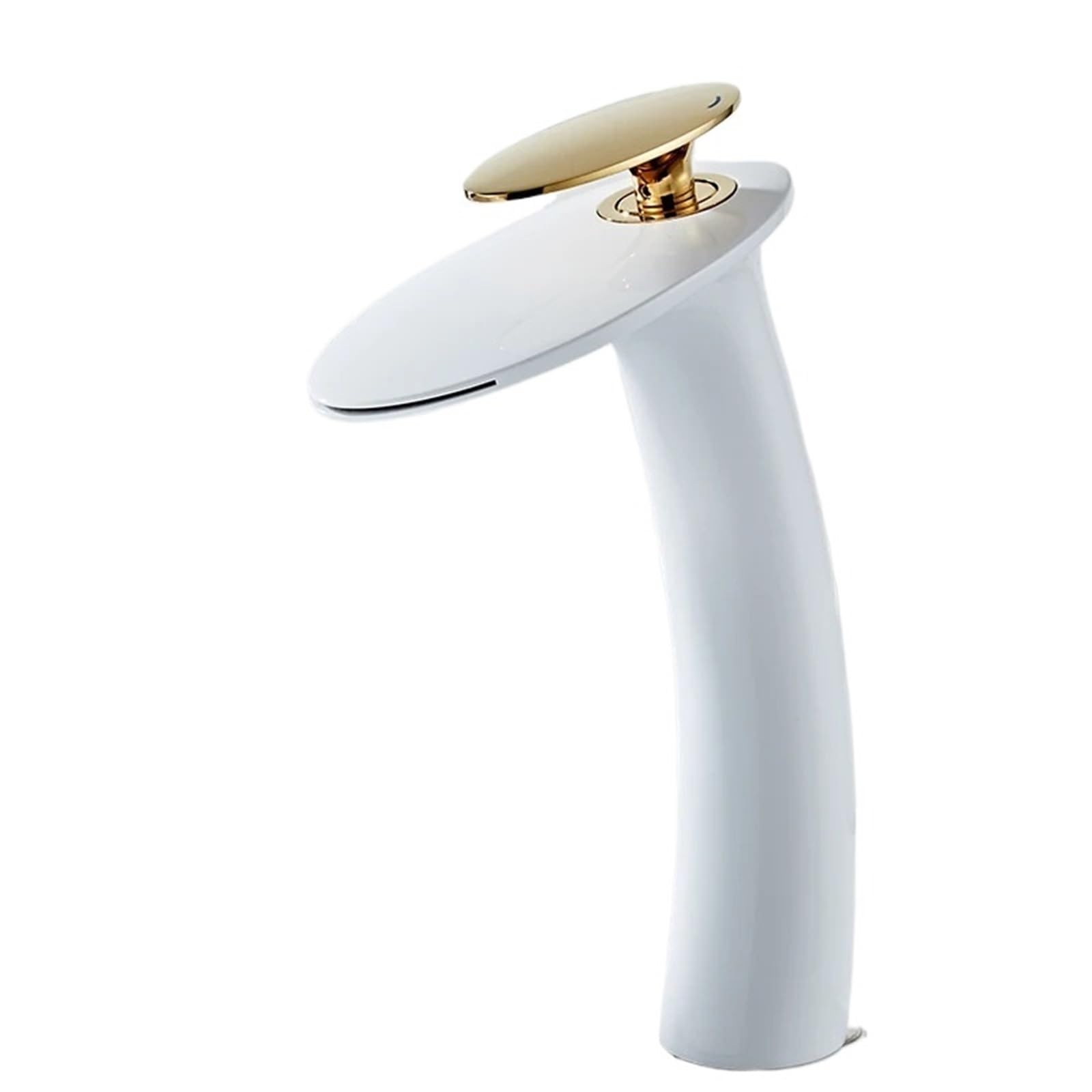 Lyvqzpwlr Color-04 Bathroom Basin Pillar Taps, Waterfall Basin Faucet Single Handle Mixer Tap For Bathroom Kitchen Multicolor(Color-04)