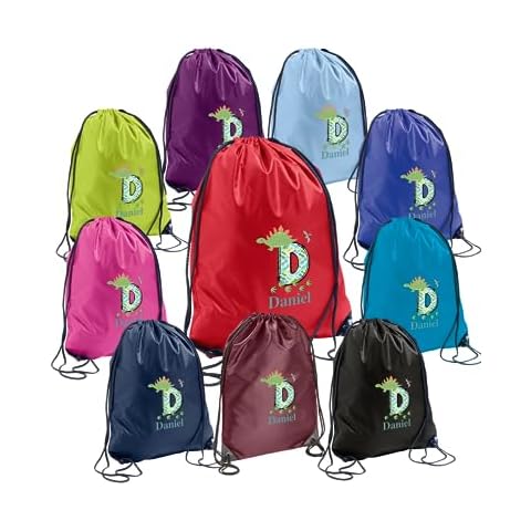 Hoolaroo Personalised Dinosaur Gym Bag for Kids Cover