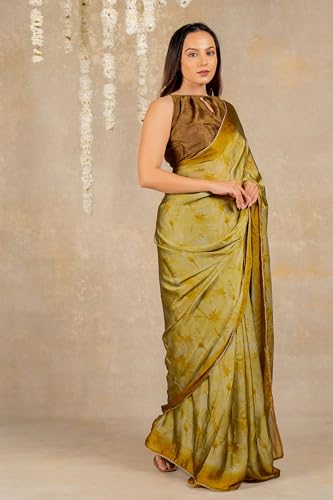 Image of MIRCHI FASHION Women Saree Chiffon Floral Printed | Breathable Festive Occasion Sari for Social Visits with Matching Blouse Piece