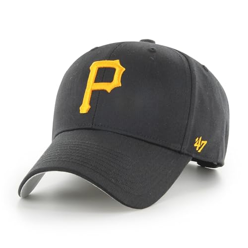 '47 Pittsburgh Pirates MLB Raised Basic Most Value P. Noir Casquette Snapback Réglable