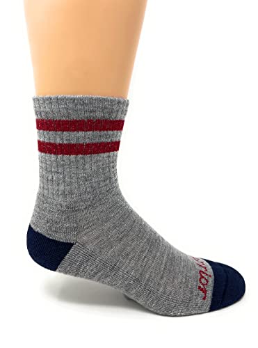 Warrior Alpaca Socks - Comfort Cushioned Retro Athletic Quarter Crew for Adults - Unisex2