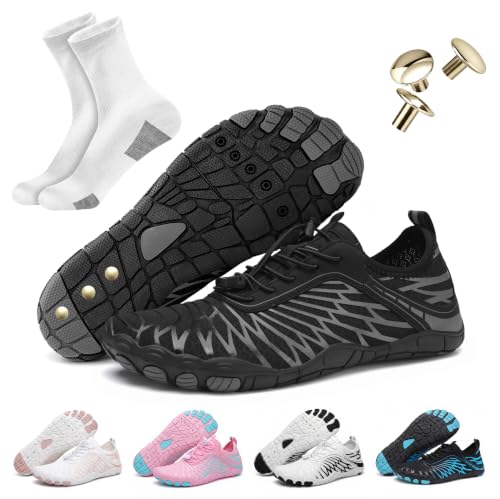 Image of ELETON Barefoot Shoes Women Men Hiking Water Shoes Wide Toe Box Zero Drop