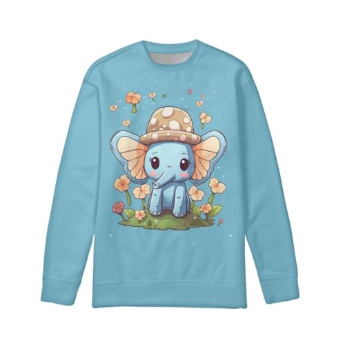 TODIYADDU Sweatshirts for Girls Boys Age 6-16 Fashion Sweater Shirt for Kids Youth Y2k Athletic Clothes for Yoga Volleyball