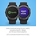 Garmin Fenix 6X Pro Solar, Premium Multisport GPS Watch with Solar Charging Capabilities, Features Mapping, Music, Grade-Adjusted Pace Guidance and Pulse Ox Sensors, Dark Gray with Black Band