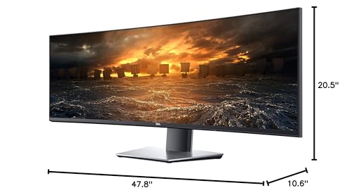 Dell UltraSharp 49 inch ultrawide monitor