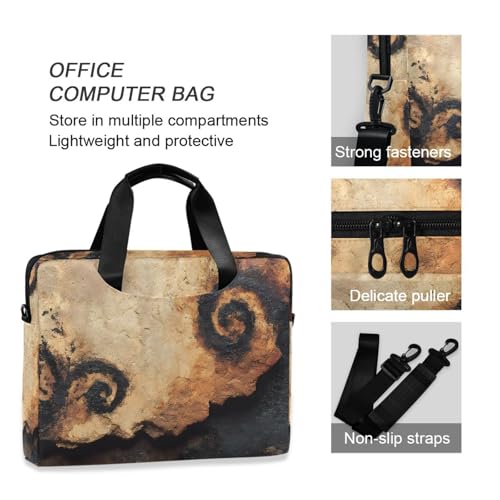 Bolso de hombro para laptop con diseño de árbol y múltiples bolsillos miniatura 6
