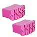 YARNOW 2Pcs Pieds D' échelle Remplacement Des Coussinets en Caoutchouc Non Pieds D' échelle de Glissement Des Pieds de L' échelle D' extension Housse de Coussin Rose, Rosé, 7x5cm
