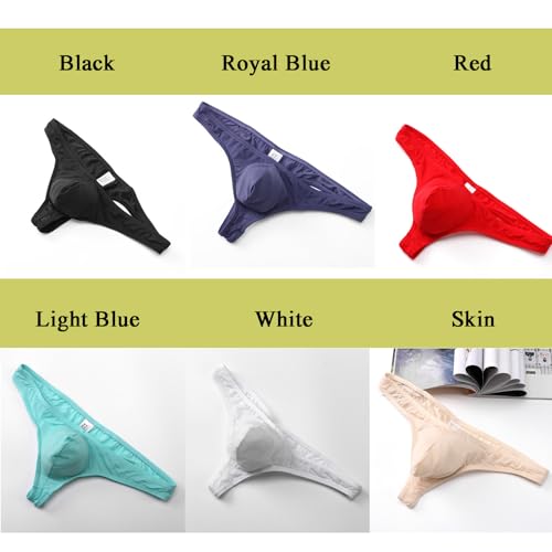 Mens Sexy Briefs Thong Bikini Gay Panties G-strings Lingerie Low Waist Underwear2