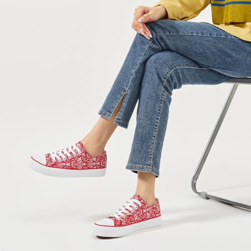 Image of yageyan Womens White Tennis Shoes Low top Canvas Sneakers Women Fashion Shoes for Walking Casual Canvas Comfortable