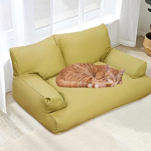 Sofá cama para gatos y perros pequeños con base antideslizante interior 8