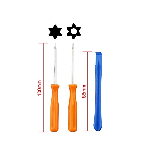 （Clear）Replacement Complete Full Housing Shell Case Cover Part With Full Set Button for Xbox One Wireless Controller