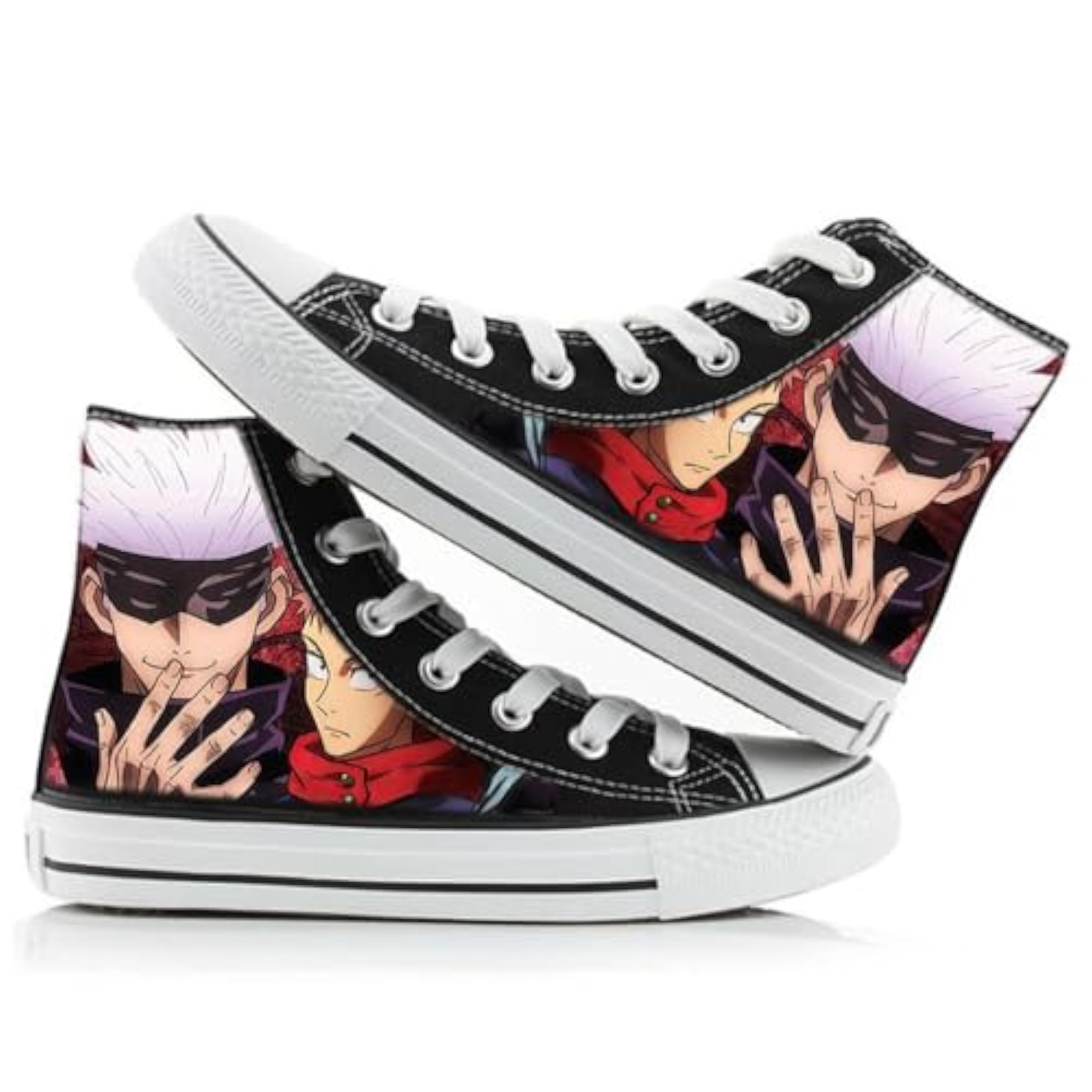 ADSFASF Ninja Anime Cosplay High Top Zapatos Unisex Zapatillas, J., 38 EU
