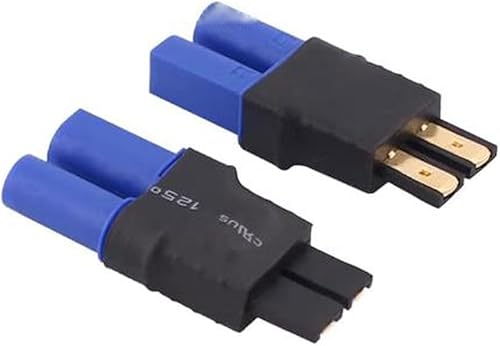 Miniatura 4 de JINOARC 2 pares de conectores adaptadores de batería RC para Traxxas TRX a EC5 Plugs fit SlashRustlerStampedeBanditE Revo RC Cars ESC Charger