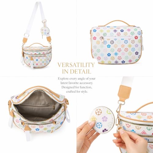 Image of Makes Checkered Crossbody Bag Bum Bag for Women with Pouch