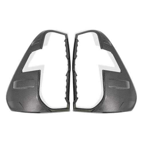 Funda luz trasera Para Toyota Para Hilux 2021 2022 2023 Accesorios Cubiertas Lámpara Luz Trasera Coche ABS Moldura luz trasera(Aspecto de carbono)