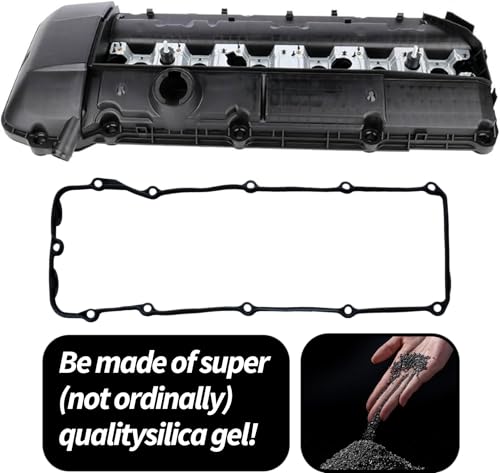 Image of HiSport Engine Head Valve Cover Gasket Set with 15 Grommet Seals 11120030496 Compatible with BMW 330Ci E46 E39 E60 M54 E53 E83 X3 X5 Z3 Z4 L6 325Ci 325i 325xi 330Ci 330i 330xi 525i 530i