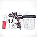 HVLP 6800B spray gun 1.3mm with no wash cup and adapter car spayer painting tool spray air paint gun airbrush low pressure 260L/MIn (Brown)