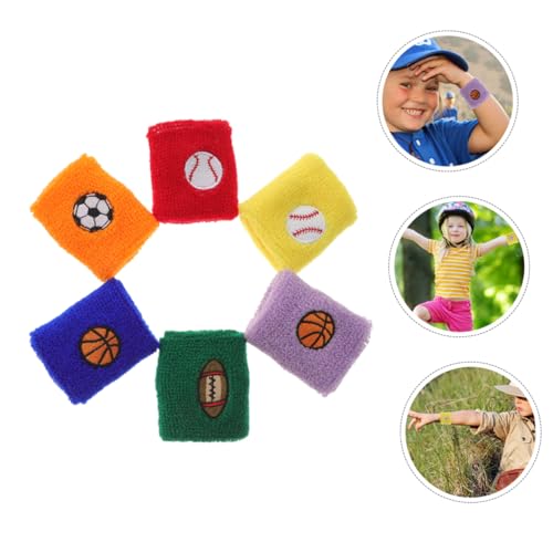 Muñequeras deportivas de fibra acrílica pack infantil transpirable 2
