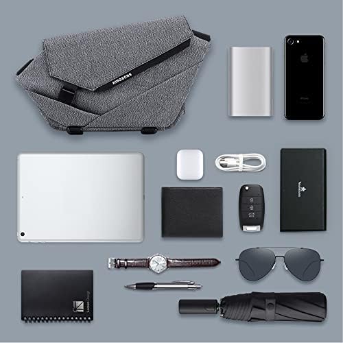 Crossbody Sling Bag for Men, Versatile Travel Hiking and Working Mens Chest Bag Daypack Fashion Radiant Cycling Sling Backpack (Grey) 5 Crossbody Sling Bag for Men, Versatile Travel Hiking and Working Mens Chest Bag Daypack Fashion Radiant Cycling Sling Backpack (Grey)