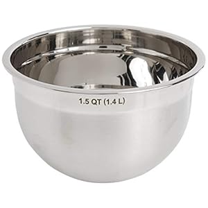 Tovolo Stainless Steel Deep Mixing Kitchen Metal Bowls for Baking & Marinating, Dishwasher-Safe, 1.5 Quart