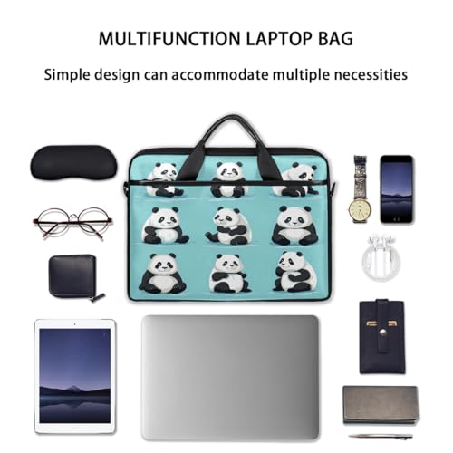 Maletín para portátil con diseño de panda para 15 pulgadas miniatura 7