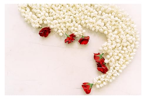 SPHINX Artificial Jasmine Buds (Mogra) & Rose Strings Garlands fo...
