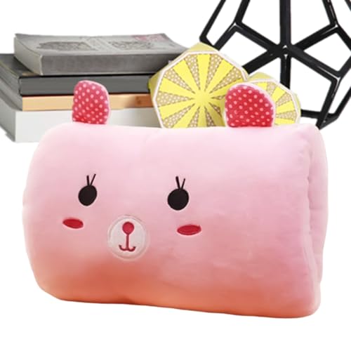 Generico Cojín térmico para manos con forma de conejo, decorativo, para niños, aula, viajes, escuela, casa, invierno, frío, actividades al aire libre