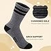 Comfoex 10 Pairs Boys Crew Long Athletic Socks for 4-6 6-8 8-10 Years Old Kids Calf Sports Half Cushioned