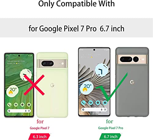 Image of REALCASE Polycarbonate Google Pixel 7 Pro Back Cover Case | Heavy Duty Dual Layer Hybrid Shock Proof Armor Defender Ring Case Back Cover for Google Pixel 7 Pro (Blue)
