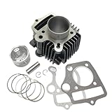 Piston Cylinder Assembly Engine Sleeve Cylinder Compatible with JH70 C70 TRX70 CRX70