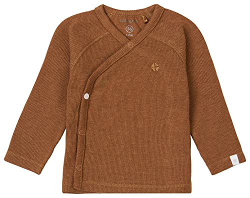 Noppies Baby Unisex Baby U Tee Overlap ls Rib Nanyuki T-Shirt, Chipmunk...