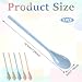 5pcs Long Handle Mixing Spoon 7.2 Inch Colorful Coffee Stirring Spoons Melamine Plastic Latte Machiatto Stirring Longdrink Spoons Long Teaspoons for Tall Iced Tea Sundae Cocktail