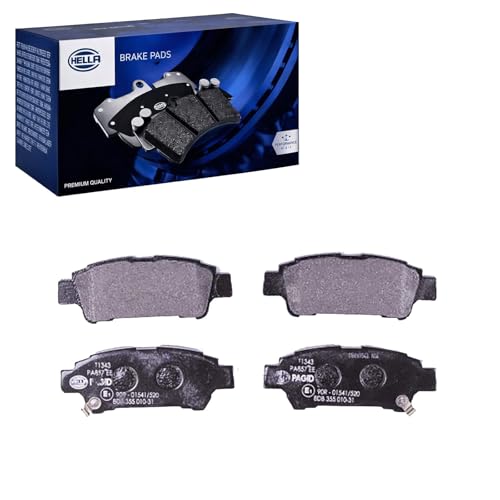 Plaquettes de frein HELLA T1343 haute performance avec indicateur pour TOYOTA