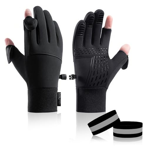 KASURE 1 Paire Gants Tactiles Chauds Coupe-Vent et...