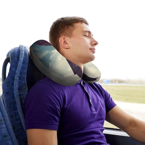 Almohada en U espuma viscoelástica tamaño único miniatura 7