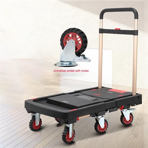 Carro plegable mano capacidad 135 kg para carga miniatura 2